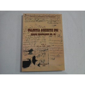  COLECTIA  ACHIZITII  NOI  Indice cronologic nr.25  Vol. I  Sec. XIII-1685  -  Marcel-Dumitru Ciuca / Silvia Vatafu-Gaitan  